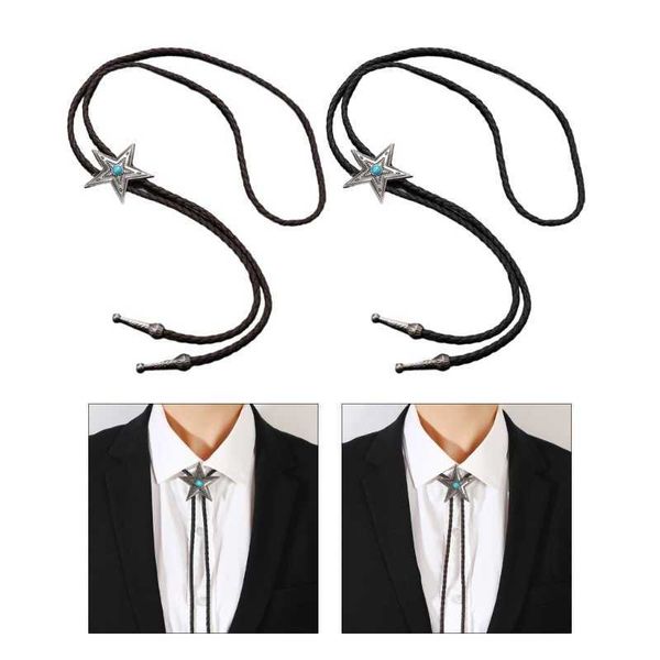 

bolo ties country style bolo tie cowboy necktie necklace costume accessory dropship hkd230719, Red