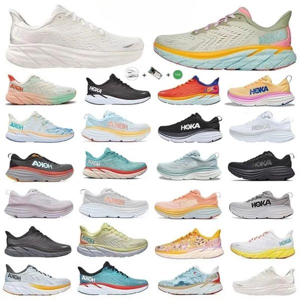 

hoka one bondi 8 clifton athletic running shoes runner hokas carbon x2 triple black white light blue hokas outdoor designer trainers lifesty