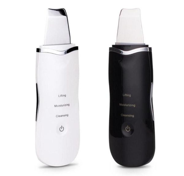 

usb rechargeable ultrasonic scrubber skin spatula facial cleaner peeling massage spa3086101