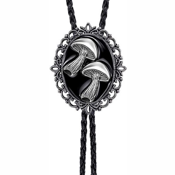 

bolo ties mushroom drops glue fashion bolo tie hkd230720, Red