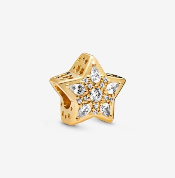 

100 925 sterling silver celestial star charms fit original european charm bracelet fashion women wedding engagement jewelry acces7705401, Bronze;silver