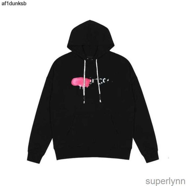 

balencaigaly balencigaly hoodies palms men's sweatshirts casual palm winter wrinkle resistant embroidered m1mo letters fashion f9nd, Black
