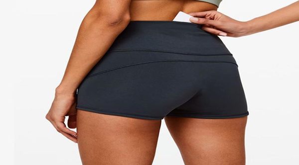 

l1937 yoga short pants womens running shorts ladies outfit summer doublesided nude feeling sportswear girls exercise fitne1508979