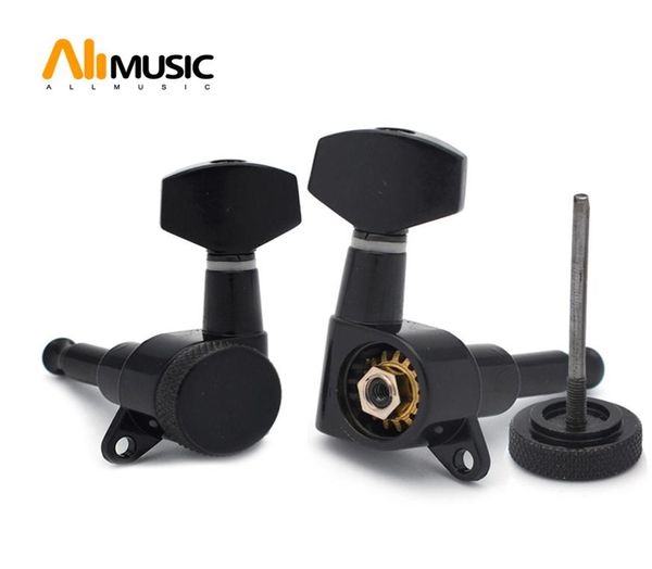 

6pcs locked string left and right hand guitar tuning pegs guitar tuners machine head for folk acoustic electric guitar2536047