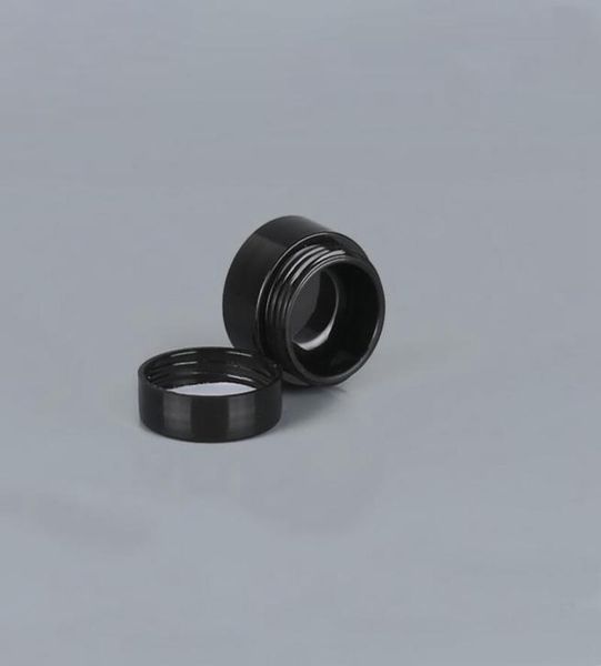 

black empty 5 gram 5ml plastic pot jars cosmetic sample empty container screw cap lid for make up eye shadow nails powder rrd30533172383