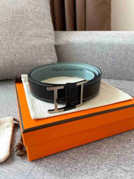 

luxury design belt belts for mens and womens luxury designer real leather togo classic frosted smooth buckle fashion couple belt women 32mm, Silver