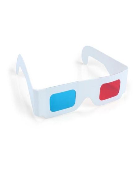 

3d paper glasses red and cyan white frame anaglyph cardboard for 2046508