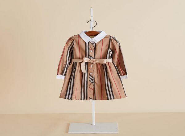 

2020 new children039s clothing children039s spring and autumn longsleeved cardigan dress girls princess dress small fragran7460457, Red;yellow