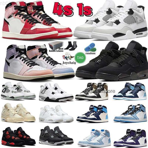 

women men basketball shoes military black cat canvas red cement white oreo bred1 1s spider-verse skyline dark mocha university blu true blue