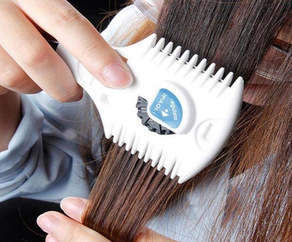 

1pcs hair trimmer cutter razor comb combo calibration blade razor barber styling hair cutting remover manual clipper8571418, Silver