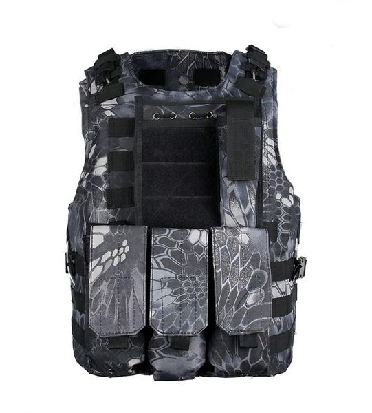 

tactical outdoor riding cycling molle plate carrier vest clothing vest4266857, Black;green