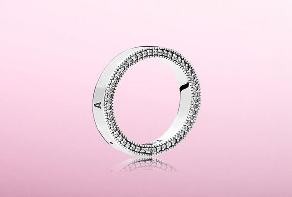 

personalized double-sided ring ring fashion for p 925 sterling silver with cz diamonds with original box ladies valentine's day gift783, Slivery;golden
