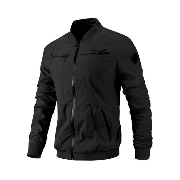 

men s jackets men s letter embroidery bomber jacket 230718, Black;brown