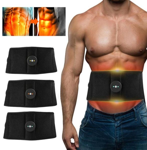

abdominal abs toning belt electric vibration fitness massager slimming body belt muscle stimulator trainer waist support for gym2271797