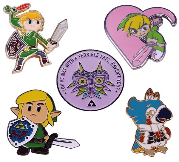 

zelda terrible fate enamel pin perfect statement accessory movie fans gift coat backpack art accessories4123116, Blue