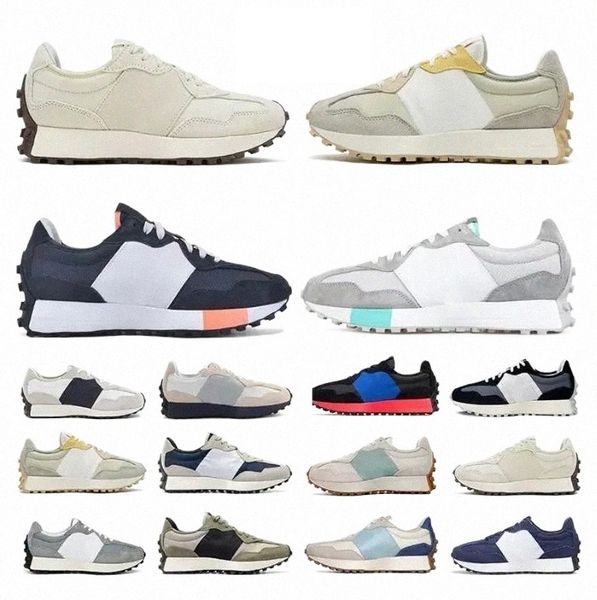 

new 327 designer running shoes mens 327s trainers black white green denim sea salt moonbeam gum casablanca seismic moment outdoor men women