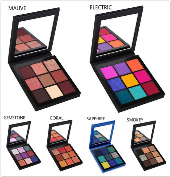 

9 color palette beauty glazed makeup eyeshadow palette z pallete makeup make up palette smokey shimmer gemstone eye shadow maq4094271
