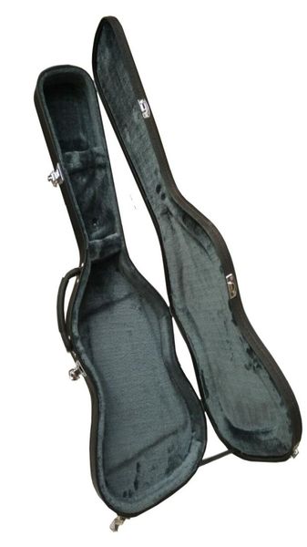 

protable hard case for fender style guitar hard shell for guitar black6365382