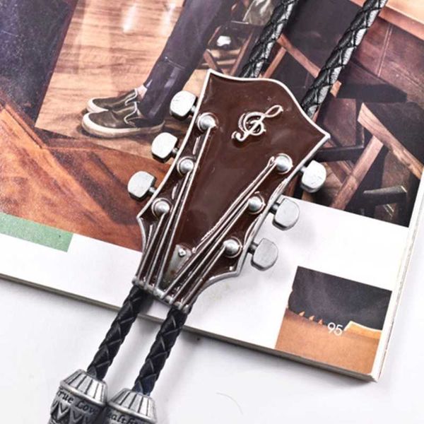 

bolo ties moranse bolo tie western tie gaitar tie cowboy leathers necktie gaitar music necklace cowboy bolo tie necklace hkd230719, Red