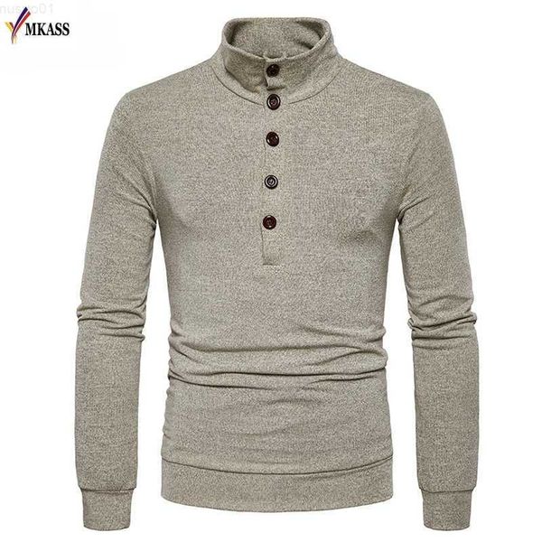 

men's sweaters men sweater full pullovers sweater fashion slim warm sweatercoat patchwork mandarin collar sweaters cotton homme l230719, White;black