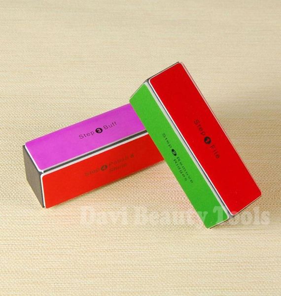 

100pcslot 4 side nail buffer block files black sponge for nail art5781661
