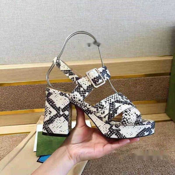 

letter ggly designer sandals show summer luxury super women's sandals fashion leather wedding dress bottom banquet thick high heel, Black
