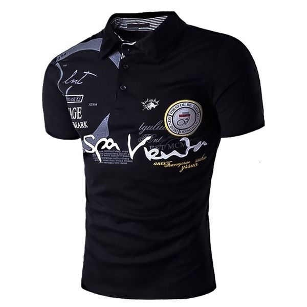 

men's tracksuits summer men fashion and casual short sleeve polo shirt 230718, Gray