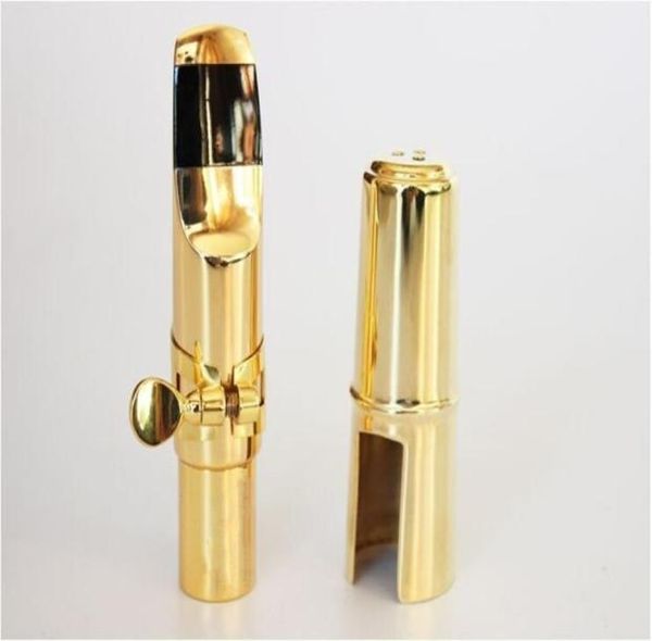 

professional tenor soprano alto saxophone metal mouthpiece gold lacquer mouthpiece sax mouthpiece 567894210781
