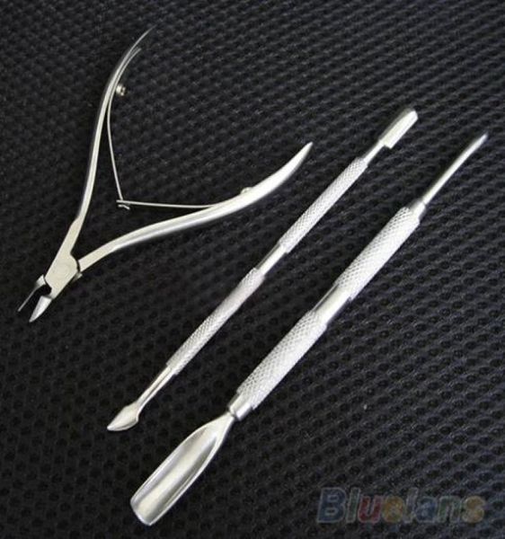 

whole stainless steel nail cuticle spoon pusher remover cutter nipper clipper cut set 1dzt8526586