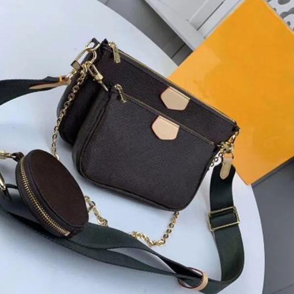 

designer bag multi pochette leather bags messenger bag pure women luxurys handbags shoulder black two piece crossbody the tote bag wallet cl