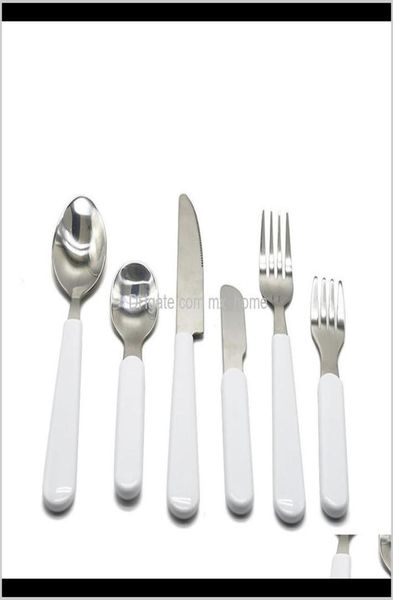 

sublimation white tableware stainless steel cutlery dinnerware western silverware kitchen knife spoon fork dinner kids epljc9051525