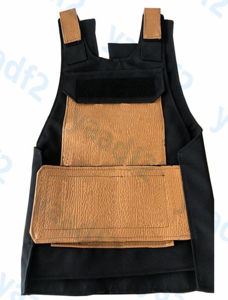 

trendy leather vests womens mens personality tactical vest outdoor hip hop cycling protective cs game body armor waistcoat6363912, Black;green