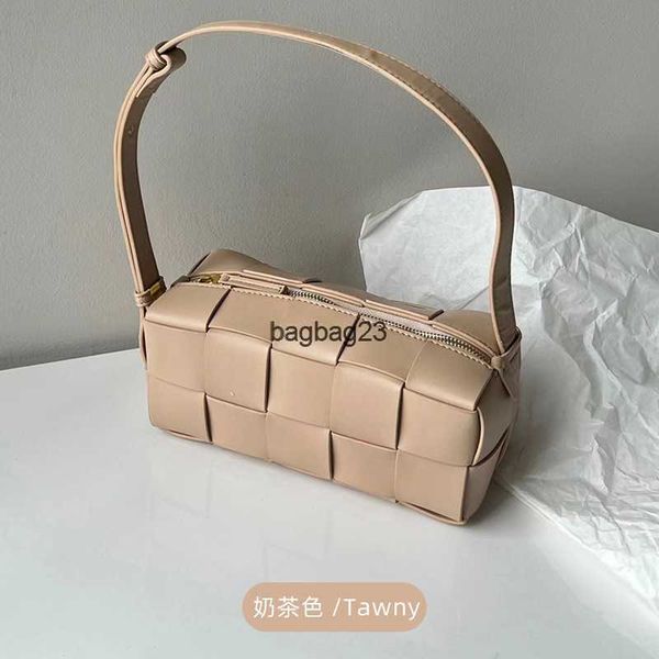 

spring bags knitted bag girl handbag designer bottegaz one-shoulder venetas ladies leather 2023 high-grade underarm brick cassette same summ