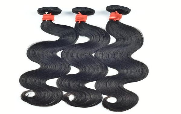 

cambodian human hair vendors new star hair whole virgin body wave bundles1464942, Black