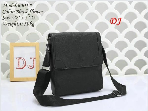 

luxury shoulder bags leather briefcases men designer handbags bolsas messenger bag flowers crossbody bag 6001#45 re