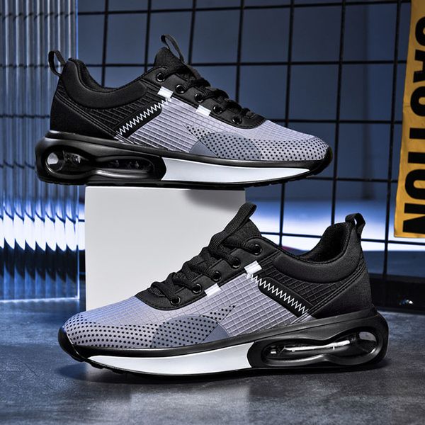 

sneakers breathable men's women's air cushioned outdoor casual shoes white black walking shoes