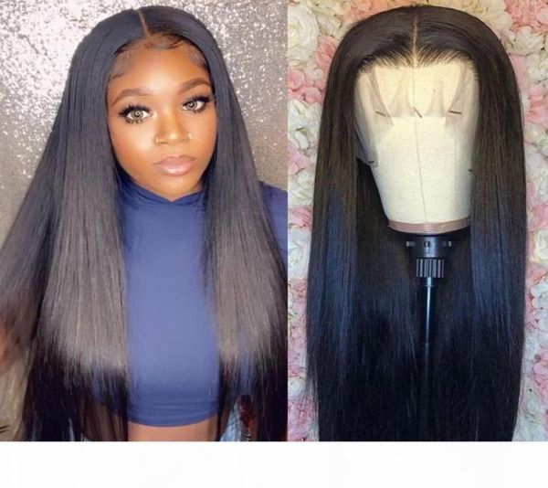 

ishow 55 transparent lace closure wig loose deep curly body water straight brazilian human hair wigs lace wig peruvian hair1049799, Black;brown