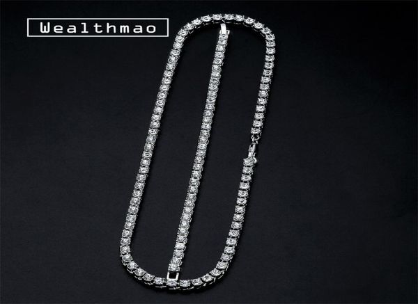 

5mm men039s hip hop bling bling iced out tennis chains 1 row necklaces bracelet crystal luxury silver gold color men chain jewe2557392