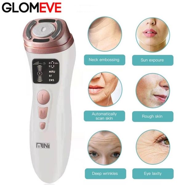 

mini hifu machine ultrasound rf ems microcurrent led light therapy face lifting tightening anti wrinkle skin care product 2201147706757