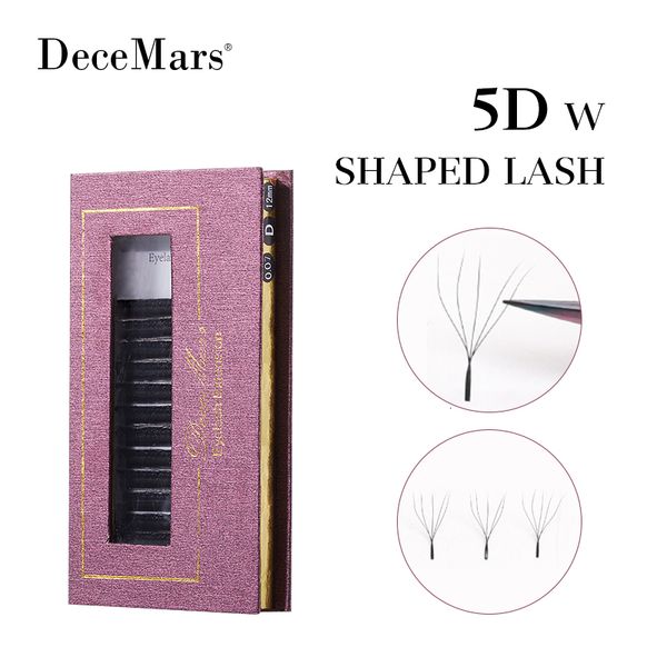 

false eyelashes decemars 5d w shaped eyelash extension 12line tray 230718