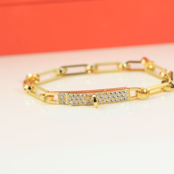 

luxury jewelry love bracelet women's charm bracelet fashion jewelry stainless steel chain jewelry gold plated diamond designer bracelet, Golden;silver