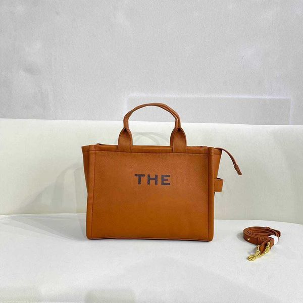 

totes new leather m-marc the tote 12 colors women designers handbag 3 size classic letter print totes large shoulder crossbody purse 230314s