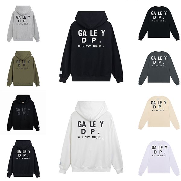 

designers hoodies mens womens fashion hoody winter man long sleeve hooded womens high street cotton pullover clothes sweatshirt, Black