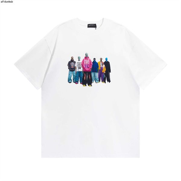 

wrinkle cotton die balencaigaly shirts cds soft balencigaly christine short sleeves designer t-shirts anti mens fashion casual t women cloth, White;black