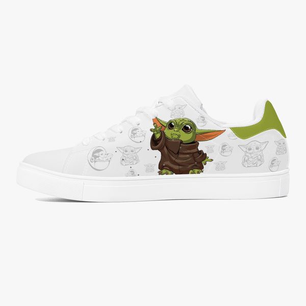 

custom pattern diy shoes mens womens white green big eyes sports trainers sneakers 36-48