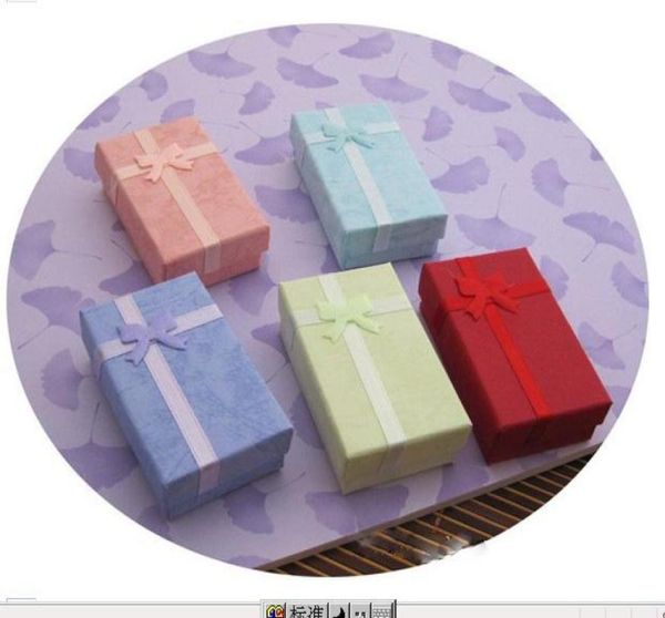 

5825cm 120pcslot fashion display packaging gift boxes jewellery box pendant box earrings box random color4522970, Black;white
