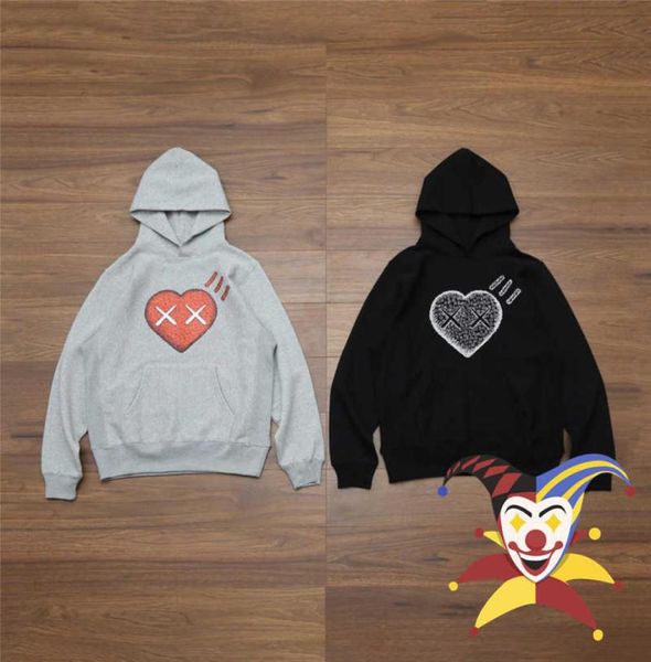 

men039s hoodies sweatshirts 2022ss hoodie men women heart print sweatshirt pullover t2301116722715, Black