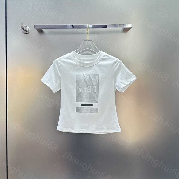 

23ss tee womens t-shirt womens designer clothing round neck digital printing pattern short sleeve t-shirt womens clothes a1, White