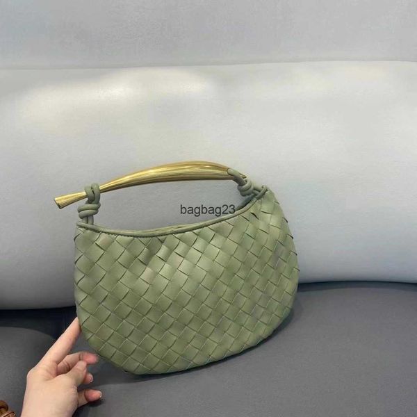 

woven girl shark venetas autumn/winter bottegaz metal designer handbag bags half 2023 large ladies handle bag sardine 29cm cowhide hundred p