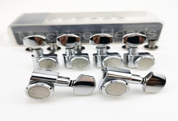 

6r machine heads no screws locking tuning key pegs tuners chrome gear 1163987896